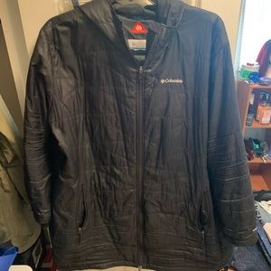 Light, packable omniheat Columbia coat